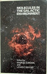 galaxy cover of a book titled Molecules in the Galactic Environment